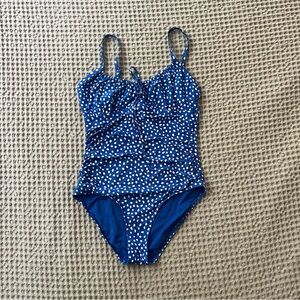 Women’s Blue Polka Dot Swimsuit